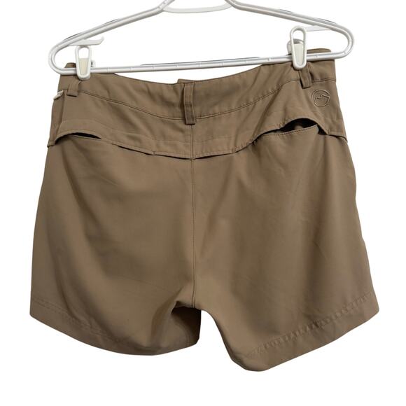 Magellan Outdoor Women’s Size Small Khaki Dark Cream Shorts Lightweight Comfort - Picture 2 of 7